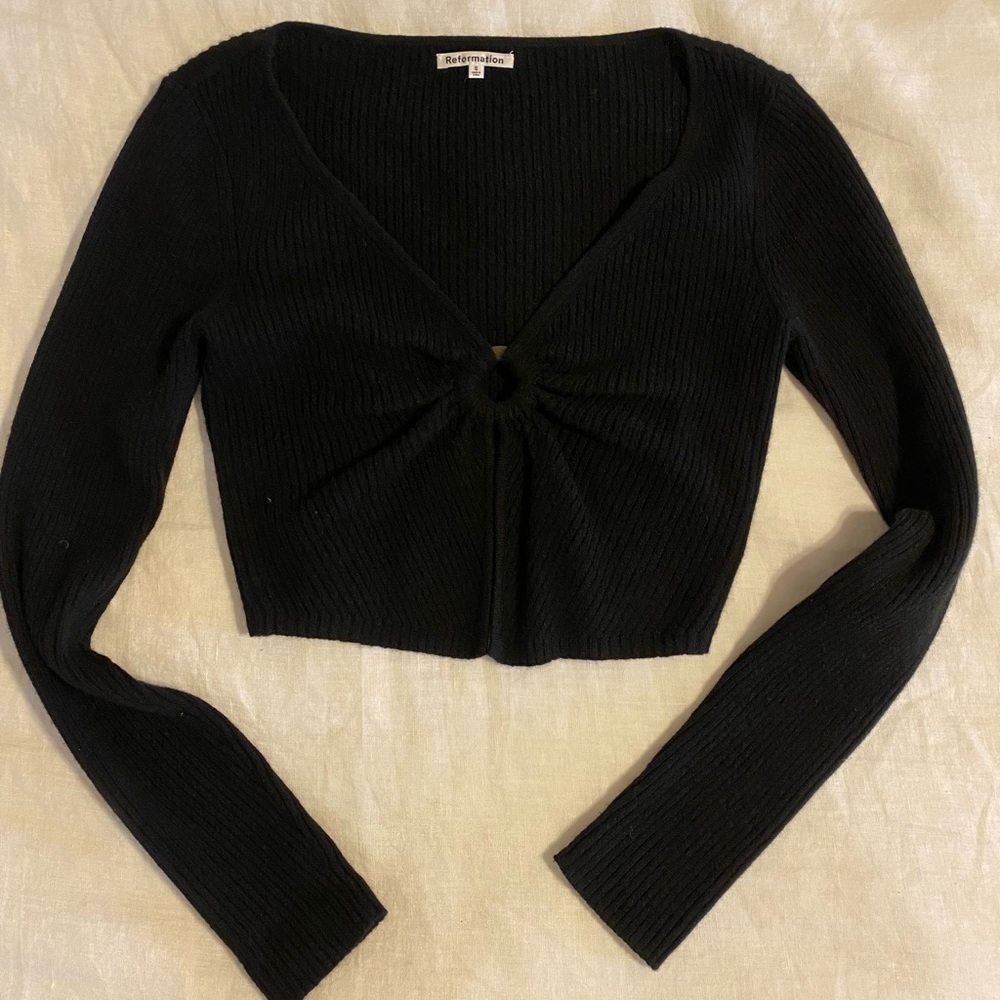 Réformation cashmere top